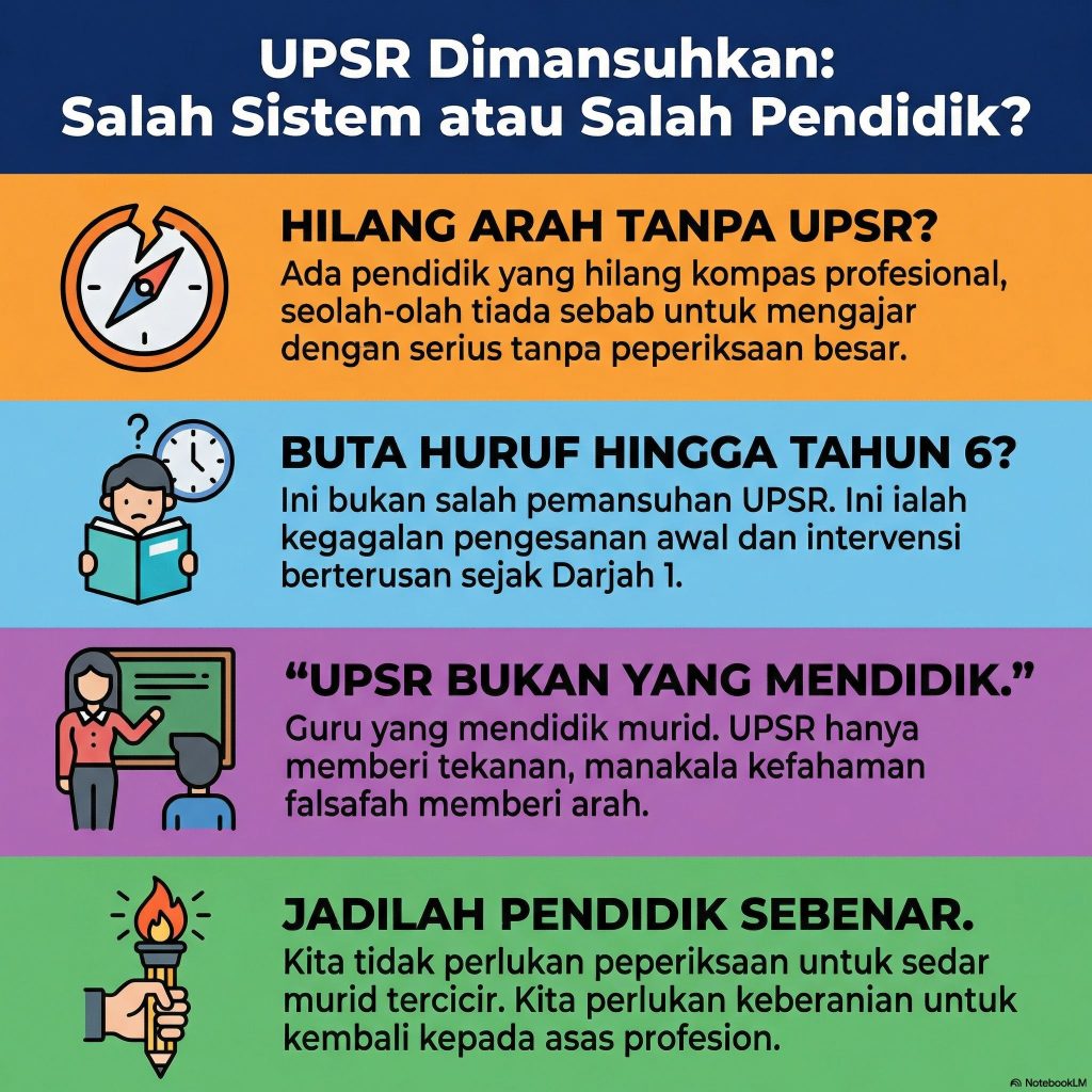 Isunya Sebenarnya Bukan UPSR atau PT3