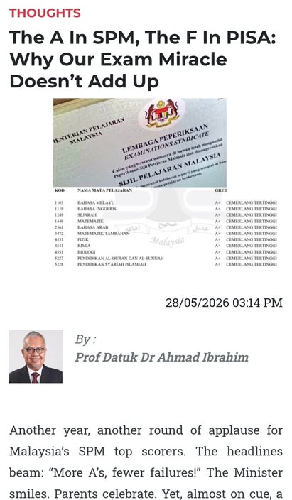 Apabila Pendidikan Disempitkan