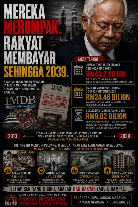 Siri 1 Melawan Rasuah: Rakyat Membayar Sehingga 2039.